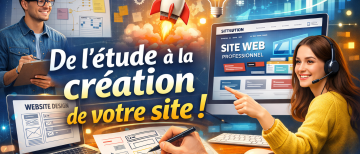 De l'étude à la création de votre site