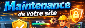 Maintenance de votre site